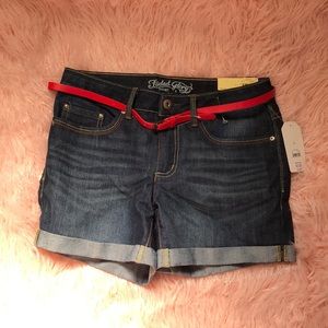 NWT Faded Glory Jean Shorts Sz 8